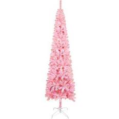 Rouge Sapins de Noël vidaXL Slim Sapin de Noël 120cm