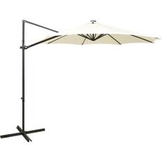 Grønne Parasoll vidaXL Cantilever Umbrella with Pole and LED Lights 300cm