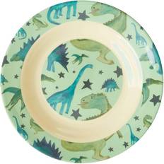 Rice Melamine Kids Bowl Dinosaurs Print