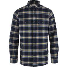 Flannel Fjällräven Övik Heavy Flannel Overhemd - Blauw