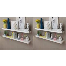 vidaXL - Wall Shelf 120cm 4pcs