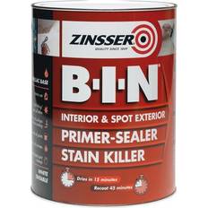 Zinsser White Paint Zinsser B.I.N Wood Paint White 2.5L