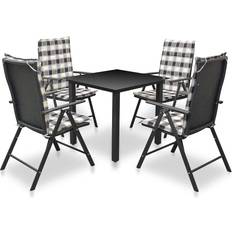 vidaXL 42778 Juego de comedor de patio, 1 Mesa incl. 4 Sillas