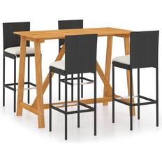 Set da Bar all'Aperto vidaXL 3067958 Outdoor Bar Set, 1 Table incl. 4 Chairs