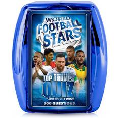 Top Trumps World Football Stars Quiz Card Game Blue
