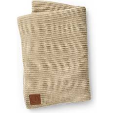 Knitted blanket Elodie Details Wool Knitted Blanket Pure Khaki