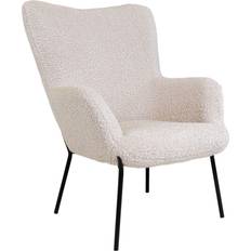 Textil Fåtöljer på rea House Nordic Glasgow White Fåtölj 98cm