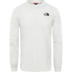 The north face simple dome tee The North Face Simple Dome Long Sleeve T-shirt - TNF White