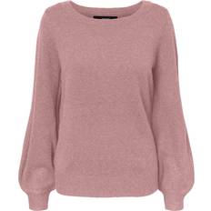 Jersey de punto - Morado Suéteres Vero Moda Brilliant Pullover - Purple/Woodrose