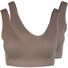 Unterwäsche Pieces Symmi Rib Bra 2-pack - Falcon