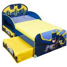 Worlds Apart Batman Junior Bed with Storage 30.3x57.1"