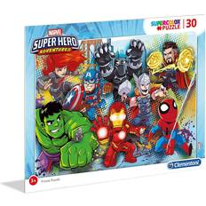 Clementoni Supercolor Marvel Super Hero Adventures Puzzle with Frame 30 Pieces