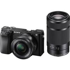 Memory Stick Duo (MS Duo) Systeemcamera's Sony a6100 16-50mm 55-210 Zwart