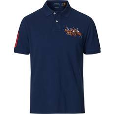 Bekleidung Polo Ralph Lauren Custom Slim Fit Match Club Polo Shirt - Newport Navy