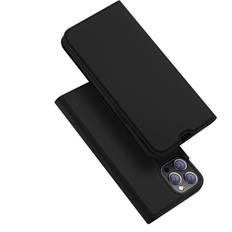 Dux ducis Étui portefeuille Skin Pro Series iPhone 13 Pro Max Black Étui pour téléphone fin avec porte-cartes