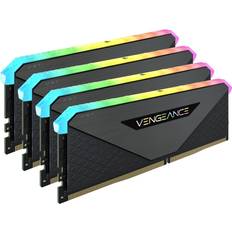 Corsair 128 GB - DDR4 RAM minne Corsair Vengeance RGB RT Black DDR 3600MHz 4x32GB (CMN128GX4M4Z3600C18)