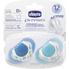 Chicco Pacifiers & Teething Toys Chicco Physio Active Silicone 12+m 2-pack