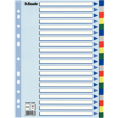 Monivärinen Kansiot Esselte Tab PP A4