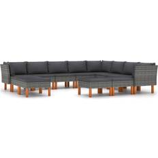 vidaXL 3059725 Loungeset, Bord inkl. 8 Soffor