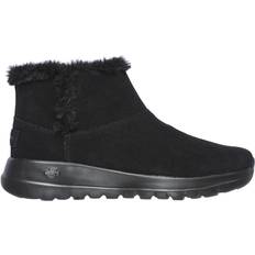 Kunstpelz Stiefeletten Skechers On The Go Joy Bundle Up - Black