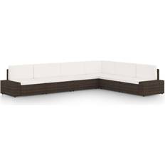 vidaXL 3067158 Loungesæt, borde inkl. 6 sofaer