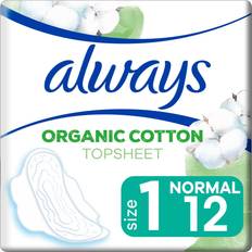 Always Cotton Protection Ultra Normal Organic Sanitary Pads 12 pcs