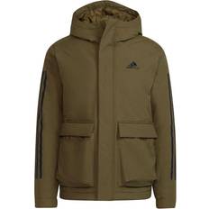 Unisex Abbigliamento esterno Adidas Utilitas 3-Stripes - Focus Olive