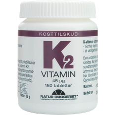 K2 vitamin Natur Drogeriet K2 Vitamin 180 stk