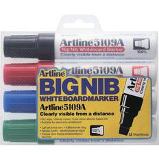 Artline Big Nib Chisel Marker 4-pack