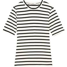 Chambers T-shirt - White with Stripes