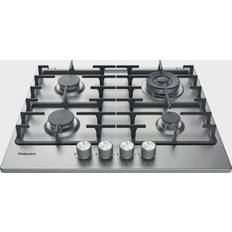 60 cm - Gas Hobs Built in Hobs Hotpoint PPH 60G DF IX UK