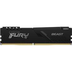 Kingston FURY Beast 64GB (4 x 16GB) 288-pin DIMM DDR4 3600 MHz CL18 Black Memory (KF436C18BBK4/64)