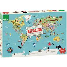 Vilac World Map Ingela Pa 500 Bitar