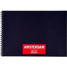 Svarte Skisse- & tegneblokk Amsterdam Black Book A3 250g 30 sheets