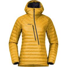 Bergans Cecilie Down Light Anorak - Light Golden Yellow/Solid Dark Grey