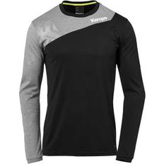 Kempa Core 2.0 Long Sleeve T-shirt - Black/Dark Grey Melange