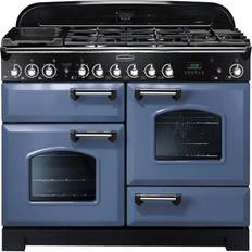 Rangemaster CDL110DFFSB/C Classic Deluxe 110cm Dual Fuel Stone Blue