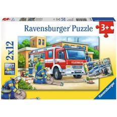 Puzzles Ravensburger Police & Fire Brigade 2x12 Pieces