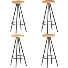 vidaXL - Barstol 73cm 4stk