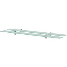 Vidrio Estanterías de Pared vidaXL - Estantería de Pared 100cm 2pcs