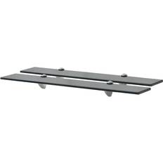 vidaXL - Vägghylla 70cm 2st