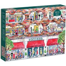 Galison Legpuzzels Galison Michael Storrings A Day At The Bookstore 1000 Piece Puzzle