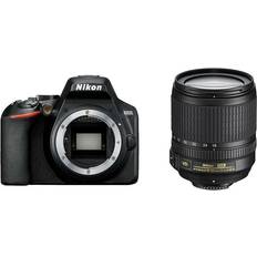 AF-S DX Nikkor 18-105mm f/3.5-5.6G ED VR Fotocamere Digitali Nikon Fotocamera D3500 AF-S 18-105 mm 1:3.5-5.6G ED VR Kit fotocamere SLR 24.2MP CMOS 6000 x 4000Pixel Nero