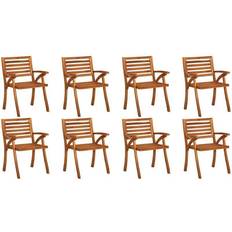 vidaXL 3075172 8-pack Garden Dining Chair