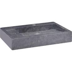 vidaXL Sink Cream 22.8' x 15.4' 3.9' Marble