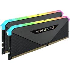 64 GB - CL16 RAM-geheugens Corsair Vengeance RGB RT DDR4-3200 64GB CL16 Dual Channel (2 pcs) AMD Optimized Zwart met RGB