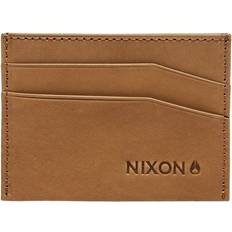 Nixon Flaco Leather Card Wallet - Tan