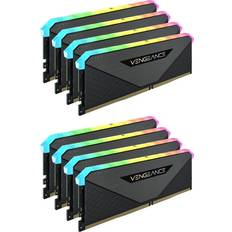 256 GB - DDR4 RAM minnen Corsair Vengeance RGB RT Black DDR4 3600MHz 8x32GB (CMN256GX4M8Z3600C18)