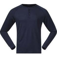 Bergans Lysebu Wool Henley Longsleeve Sweatshirt - Navy