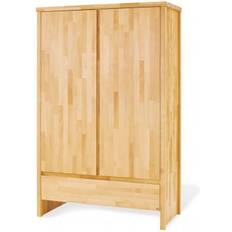 Beige Garderobeskabe Børneværelse Pinolino Fagus Wardrobe